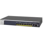 NETGEAR 10-Port PoE Multi-Gigabit/10G Smart Switch (MS510TXPP) - Managed with 8 x PoE+ 180W, 1 x 10G SFP+, Desktop/, and ProSAFE Limited Lifetime Protection MS510TXPP-100AUS