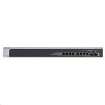 NETGEAR 8-Port 10G Ethernet Smart Switch (XS708T) - Managed with 2 x 10 Gigabit SFP+, Desktop/Rackmount, and ProSAFE Limited Lifetime Protection