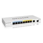 NETGEAR 10-Port Ultra60 PoE Gigabit Ethernet Smart Switch (GS110TUP) - Managed with 4 x PoE+ and 4 x PoE++ 240W, 2 x 1G Uplinks, Desktop/Wall/Rackmount, and ProSAFE Lifetime Protection