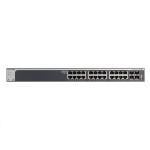 NETGEAR 28-Port 10G Ethernet Smart Switch (XS728T) - Managed with 4 x 10 Gigabit SFP+, Desktop/Rackmount, and ProSAFE Limited Lifetime Protection