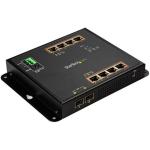 StarTech.com IES101GP2SFW Industrial 8 Port Gigabit PoE+ Switch w/2 SFP MSA Slots - 30W - Layer/L2 Switch Hardened GbE Managed - Rugged High Power Gigabit Ethernet Network Switch IP-30/-40 C to 75 C