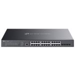 TP-Link Omada SG3428XMPP 28-Port 10G L2+ Managed PoE Switch (500W) - 10G SFP+ x4, 1GbE PoE++ x8, 1GbE PoE+ x16