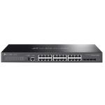 TP-Link Omada SG5428X 28-Port 10G Stackable L3 Managed Switch - 10G SFP+ x4, 1GbE x24