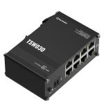 Teltonika TSW030 8 x 10/100 Port Compact DIN Rail Mountable Ethernet Switch