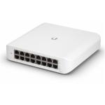 Ubiquiti UniFi USW-Lite-16-POE 16-Port Gigabit L2 Managed PoE Switch (45W) - 1GbE x8, 1GbE PoE+ x8