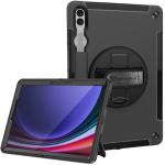 Armor-X (RIN  Series) RainProof Military Grade Rugged Tablet Case With Hand Strap, Shoulder Strap & Kick Stand For Samsung Galaxy Tab S9+/ S10+  (SM-X810 / X816 / X820/ X826B)