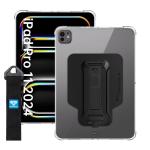 Armor-X (ZXS Series) 4 corner protection case w/ hand strap,shoulder strap, kick stand & X-mount with Shoulder Strap  for iPad Pro 11" ( M4 )  Only