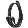 Baseus Silky 100W 3-in-1 USB Charge Cable - 1.5m - Cosmic Black Supports Micro USB / Lightning / USB-C - Fast Charging Baseus Silky 100W 3-in-1 USB Charge Cable - 1.5m - Cosmic Black Supports Micro USB / Lightning / USB-C - Fast Charging