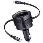 Baseus Enjoyment Max Car Charger C+L Cables 60W Cosmic Black