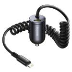 Baseus Tiny Star Mini Car Charger (C+L Cable Included) 30W - Cosmic Black