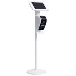 Bouncepad Floorstand + Brother Printer Bracket - Samsung Galaxy Tab A9+ 11 (2023) - White - Exposed Home Button & Front Camera