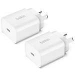 Belkin BoostUp Charge 20W USB-C Wall Charger - 2 Pack
