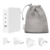 Belkin 140W 4-Port GaN Wall Charger for Laptops / Tablets /Phones - White - includes 3x USB-C and 1x USB-A ports Belkin 140W 4-Port GaN Wall Charger for Laptops / Tablets /Phones - White - includes 3x USB-C and 1x USB-A ports