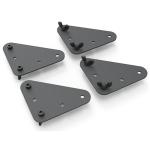 Heckler AV Cart - VESA Adapter Kit H497-B Black Grey