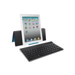 Logitech Tablet Keyboard-and-stand for iPad2/iPad3 &   iPad4 Bluetooth Travel LightweightCompactlowprofile Pair with iPhone or iPod 3-year Warranty