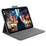 Logitech Slim Folio Keyboard Case for iPad 10.9" (10th Gen) - Grey