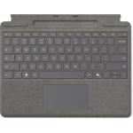 Microsoft Surface for Business ( Platinum ) Type Cover Keyboard with Storage Slot for Surface Pro 10/9/8