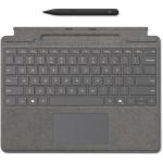 Microsoft Surface for Business ( Platinum ) Type Cover Keyboard with Slim Pen  for Surface Pro 10/9/8