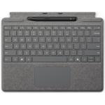 Microsoft Surface Pro Keyboard 13-Inch Bundle with Slim Pen (Platinum) for Surface Pro (11th Edition)