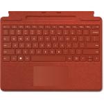 Microsoft Surface Pro 9/8/X Keyboard ( Poppy Red ) - With Storage & Charging Tray Ready for Slim Pen 2   (Slim Pen 2  not included)