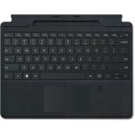 Microsoft Surface Pro 9/8/X Singature Keyboad with Finger Print Reader - (Black) - With Storage & Charging Tray Ready for Slim Pen2 (Slim Pen2 not included)