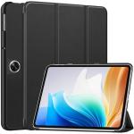 PU Leather Folio Case for Oppo Pad Neo - Black -Slim Stand Hard Back Shell Smart Sleep/Wakeup