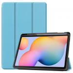 NICE - Slim Light Cover Stand Hard Shell Folio Case for Galaxy Tab S6 lite with Pen Holder -Light Blue