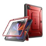 SUPCASE Unicorn Beetle Rugged Case for iPad Pro 11 " (4/3/2  Gen) with Pen Holder -Metallic Red