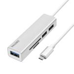 Valore VUH-25 Type-C to 3-Port USB 3.0 Combo Hub Silver