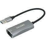 Valore VUH-36 USB3.0 to Gigabit Ethernet Adaptor (Grey)