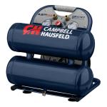CAMPBELL HAUSFELD IC040510DI TWIN STACK 1HP COMPRESSOR 17L TANKS