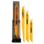 Dewalt Reciprocating Saw Blade Set with Case - Wood / Metal - 10 Piece Set