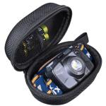 Fenix APB-20 Headlamp Storage Bag - Black - Multipurpose Storage Pocket - Durable Nylon Cloth - Inner Mesh Cloth Bag Fits Fenix or other Head Flashlights & Torches