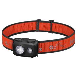 Fenix Camping & Hiking HL16 Black Running Headlamp Max 450 Lumens, Powered by 3 x AAA Alkaline Batteries. Compact, Beam Max 104m, Dual Switch, 3 x AA Alkaline Batteries are Included. 5 Years Free Repair Warranty (Battery for 1 year)!