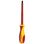 Goldtool Screwdriver 150mm Electrical Insulated VDE Tested to 1000 Volts AC - PH3 150mm - Yellow/Red Colour Handle