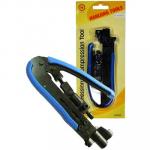 HANLONG Compression Crimp Tool for  RG59, RG6 F,BNC,RCA and RG11 F