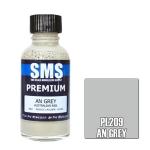SMS PL209 AIR BRUSH PAINT 30ML PREMIUM AN GREY  ACRYLIC LACQUER SCALE MODELLERS SUPPLY