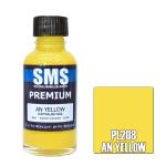 SMS PL208 AIR BRUSH PAINT 30ML PREMIUM AN YELLOW ACRYLIC LACQUER SCALE MODELLERS SUPPLY