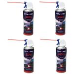 Dynamix Bundle Deal 4x CK-AD400 400ml Air Duster, Non-Flammable high-pressure dust removal system (compressed air Spray) ST1004 4 bottles per box, pirced per box