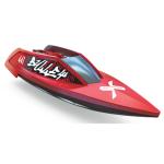 Silverlit EXOST 1:37 Red ROCKETWAVE, 2.4 Ghz, 4CH R/C Speed Boat with Twin Turbine, Rechargeable Battery Included. Multiple Players Supported. For Ages 5+