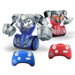 Silverlit YCOO Red & Blue Battle Pack / Twin Pack Robo Kombat Mega ASST, A set of 2 Battling Robots with Switchable Fist, For Age 5+, Batteries are NOT included.