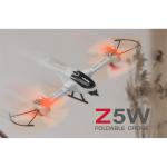 Syma Foldable Drone Z5W 6 Axis Gyroscope 2.4GHz, 1080HD Camera, APP Control, FPV, Flight Plan, Flip Stunts, Air Hover, Folding Body, Wireless Image Transmission. For Ages 8+!