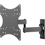 Goobay TV Wall Mount - Full Motion - Dual Arm Joint Basic - 23" - 42" - Up to 15kg - Black