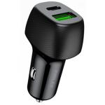 PHILEX PHC-7606P Dual Outlets Quick Car Charger, A + C, 36W QC3.0