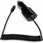 StarTech USBLT2PCARB Dual Port Car Charger - Lightning & USB - Black