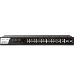 DrayTek 28-Port Gigabit Ethernet PoE/PoE+ Managed Switch 24-port PoE 4x SFP