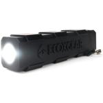 ECOXGEAR EcoXCharge+ Black waterproof 3200mAh power bank with built-in 150 Lume LED flashlight
