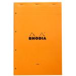 Rhodia Bloc Yellow Pad No. 119 A4+ Lined Orange