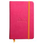Rhodia Rhodiarama Hardcover Notebook Pocket Lined Raspberry