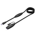 Unitek Y-3003C USB 3.0 USB-A Extension Cable - 15m Up to 5Gbps - Built-in Extension Chipset - Plug & Play - Backwards Compatible